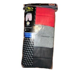 Athletic Works Medium Men's Boxer Briefs Underwear 6 Pack New 6” Inseam Mesh
